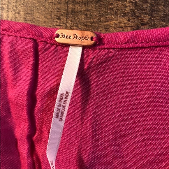 ♥️HP♥️Free People hot pink slip dress - Picture 2 of 4